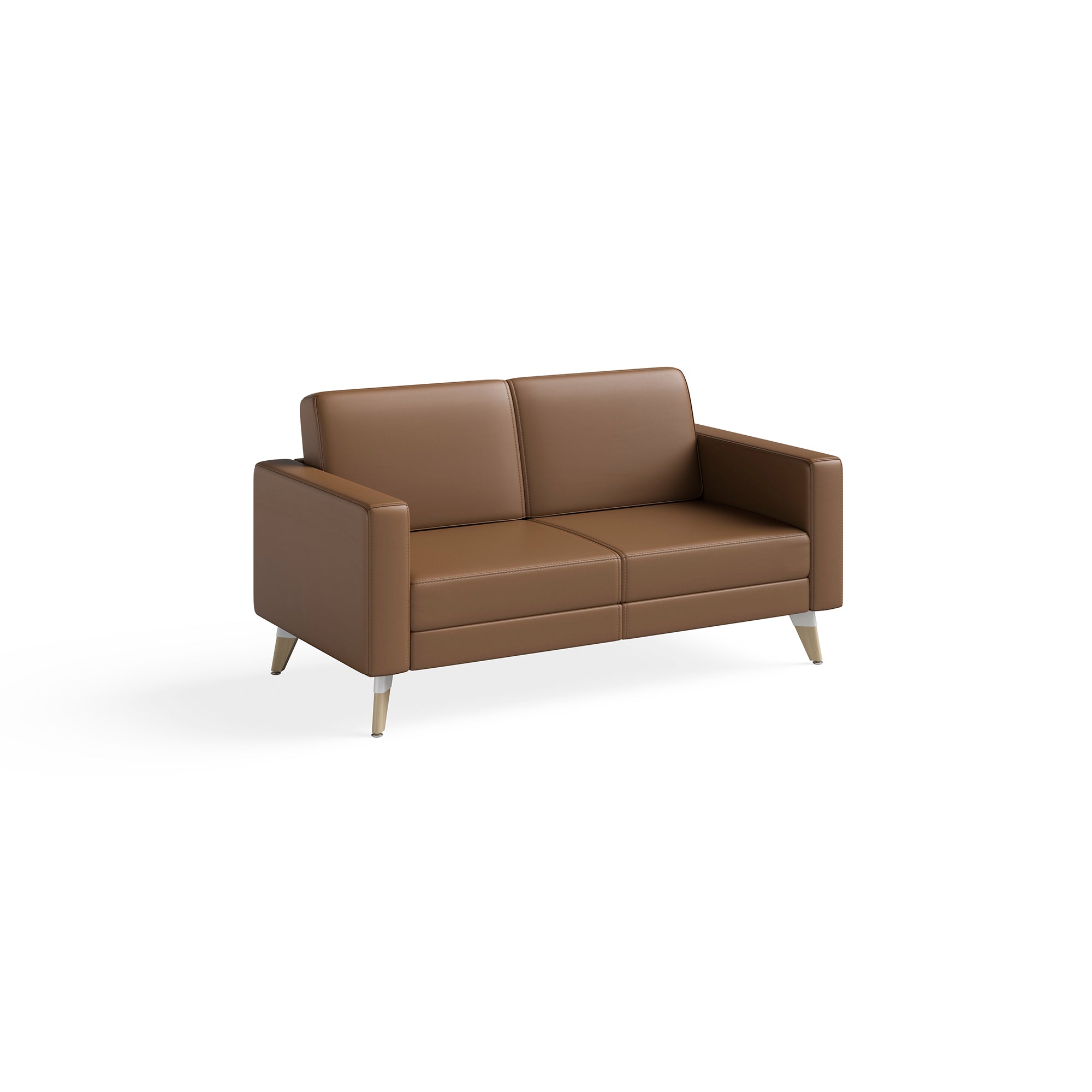 Safco Lounge Settee Resi Feet