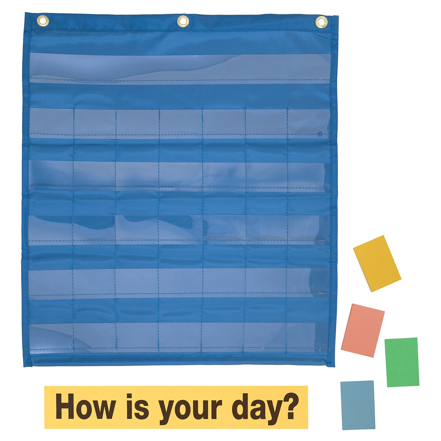 Behavioral Pocket Chart, Blue, 18-1/2" x 21", 1 Chart
