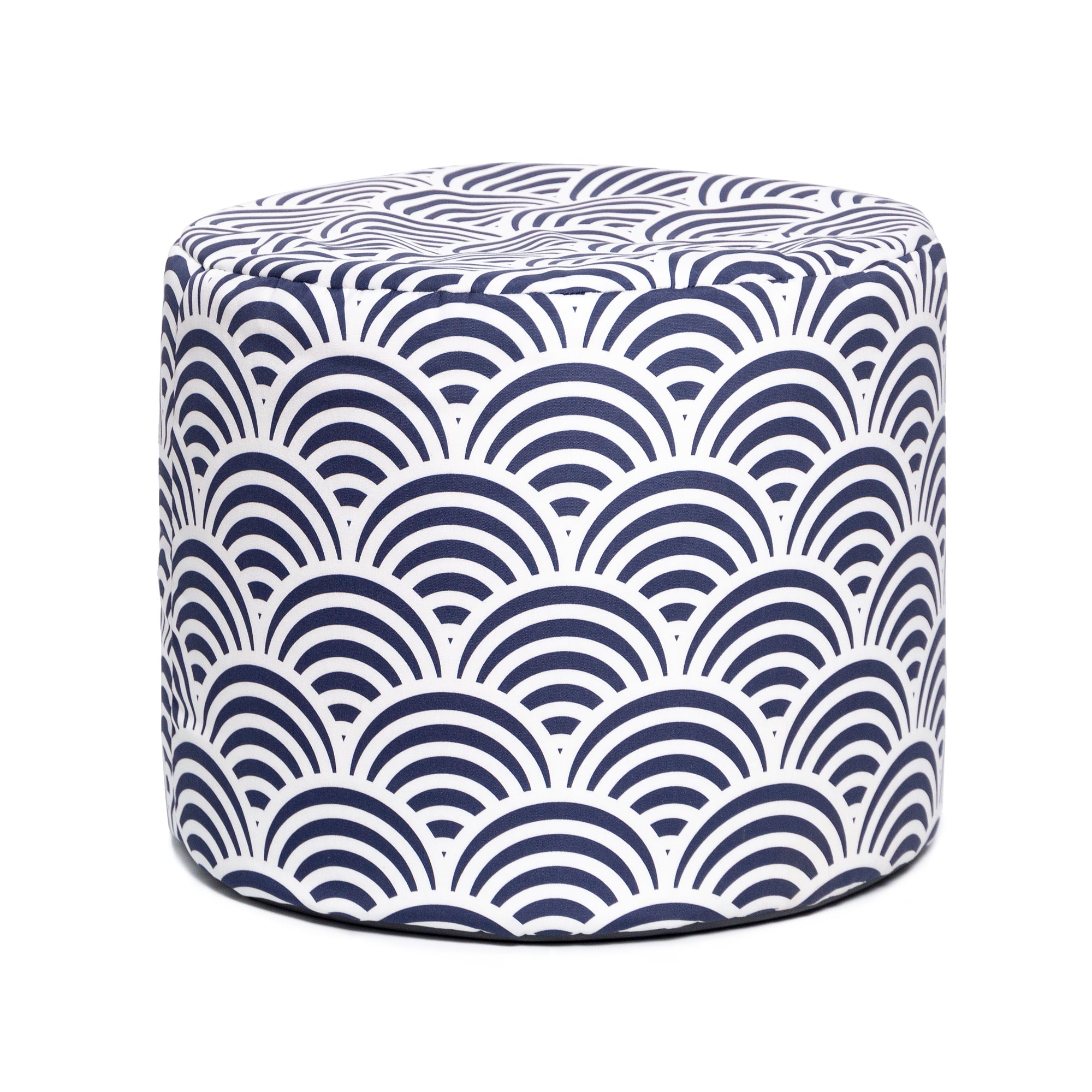 Jaxx Spring Indoor / Outdoor Bean Bag Pouf Ottoman, Nippon Koi