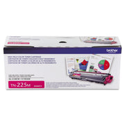 Brother TN225M Original High Yield Laser Toner Cartridge - Magenta - 1 Each