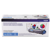 Brother TN225C Original High Yield Laser Toner Cartridge - Cyan - 1 Each