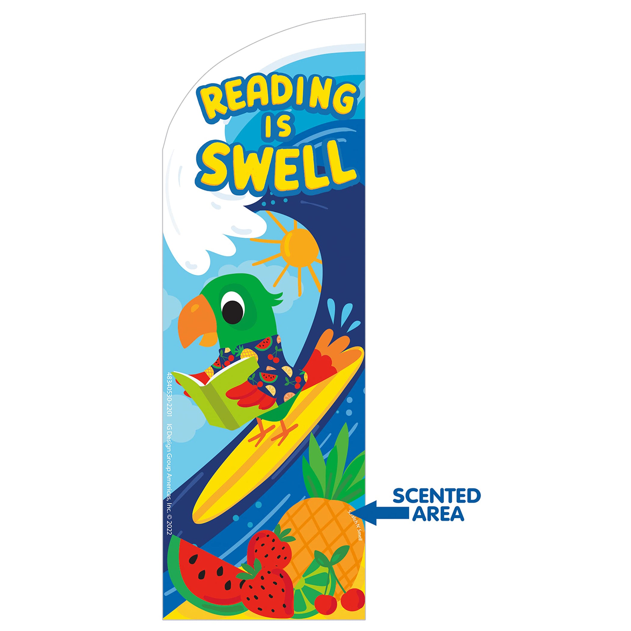 Reading Is Swell Fruit Punch Scented Bookmarks, Pack of 24