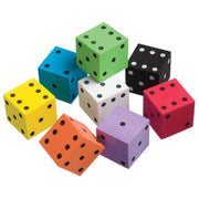 Dot Dice Foam 2 Set of 8