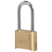 2 in (51mm) Wide Resettable Combination Brass Padlock with 2-1/4in (57mm) Shackle