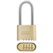 2 in (51mm) Wide Resettable Combination Brass Padlock with 2-1/4in (57mm) Shackle