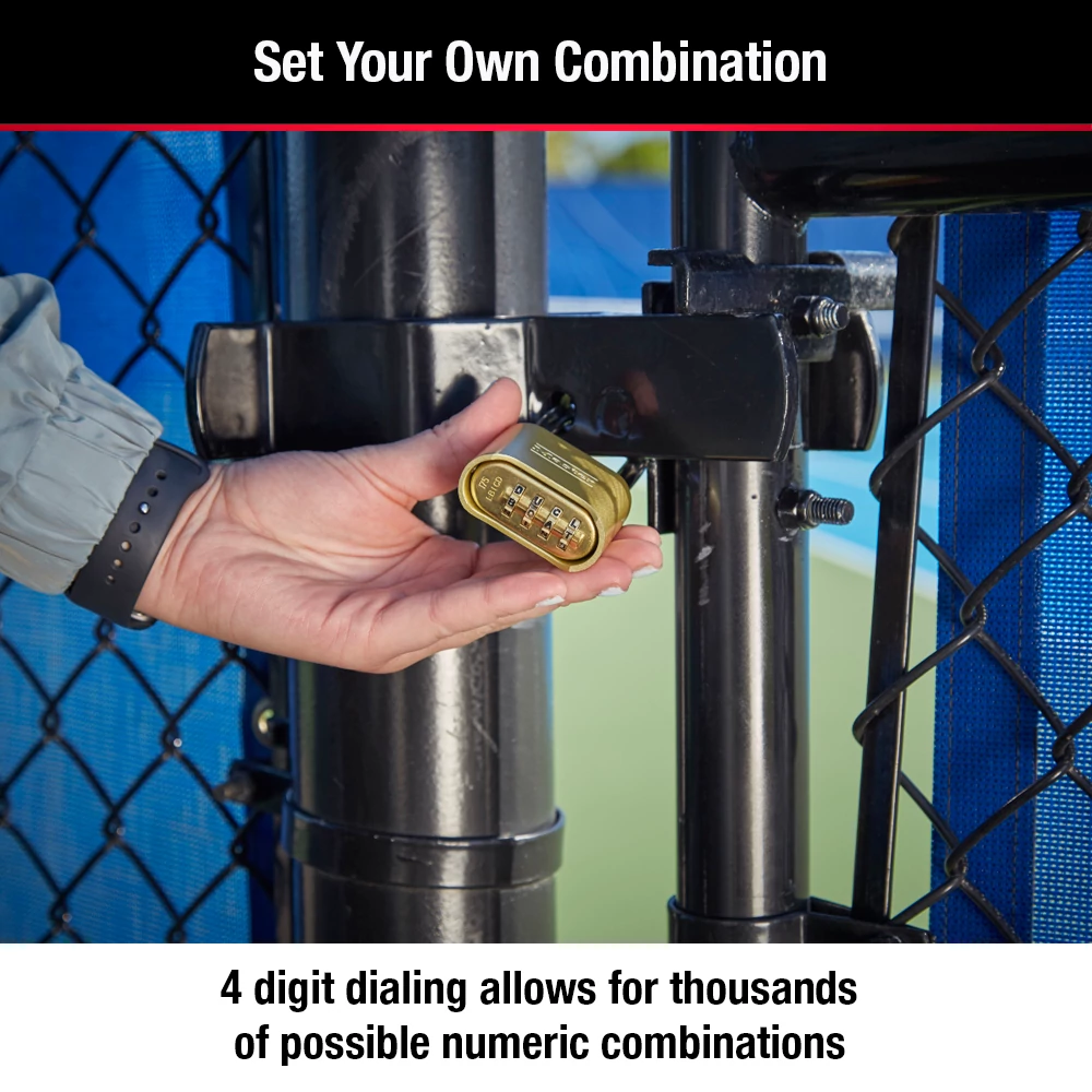 2in (51mm) Wide Set Your Own WORD Combination Solid Body Padlock
