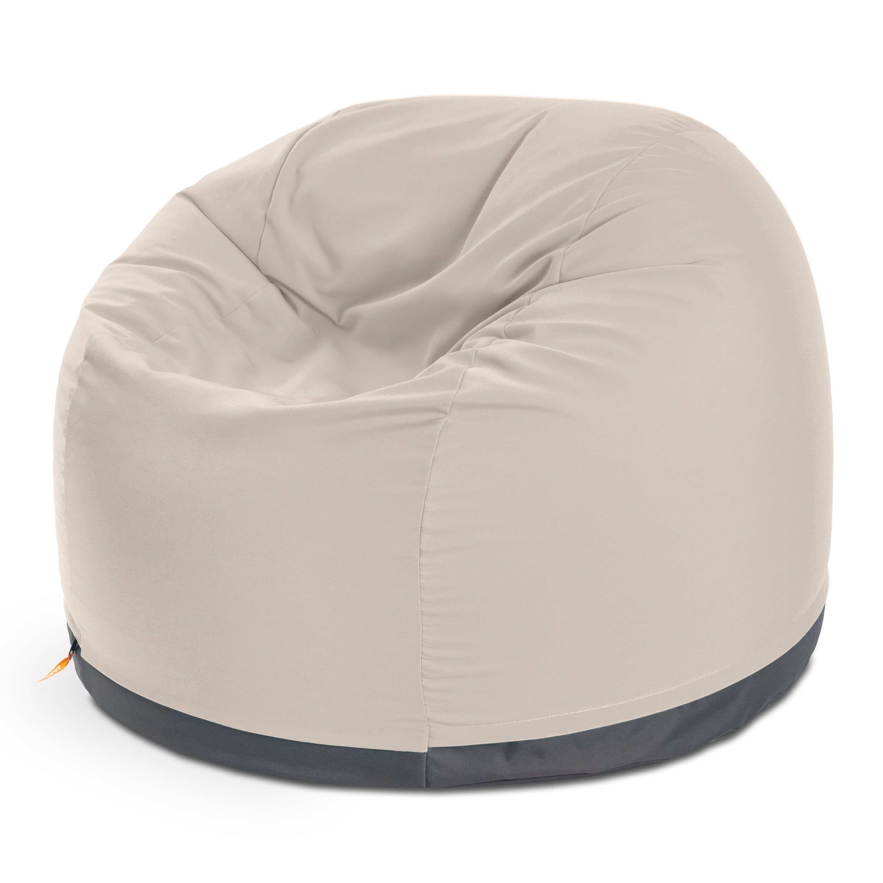 Jaxx Palmetto Large Round Outdoor Bean Bag Club Chair - Pearl