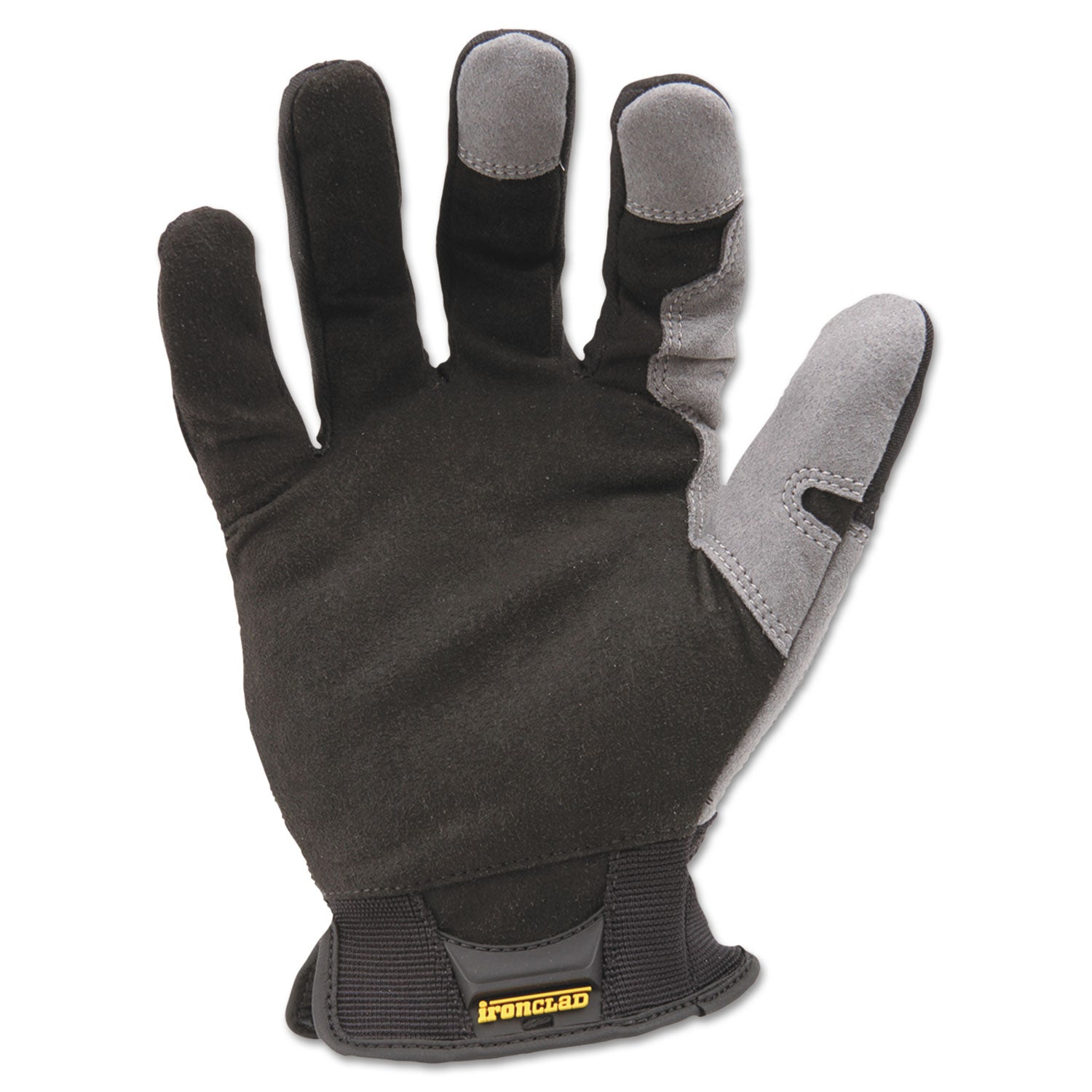 Ironclad WorkForce All-purpose Gloves - Medium Size - Black, Gray - Impact Resistant, Abrasion Resistant, Durable, Reinforced - For Multipurpose, Home, Shop, Construction, Landscape, Yardwork - 1 Pair