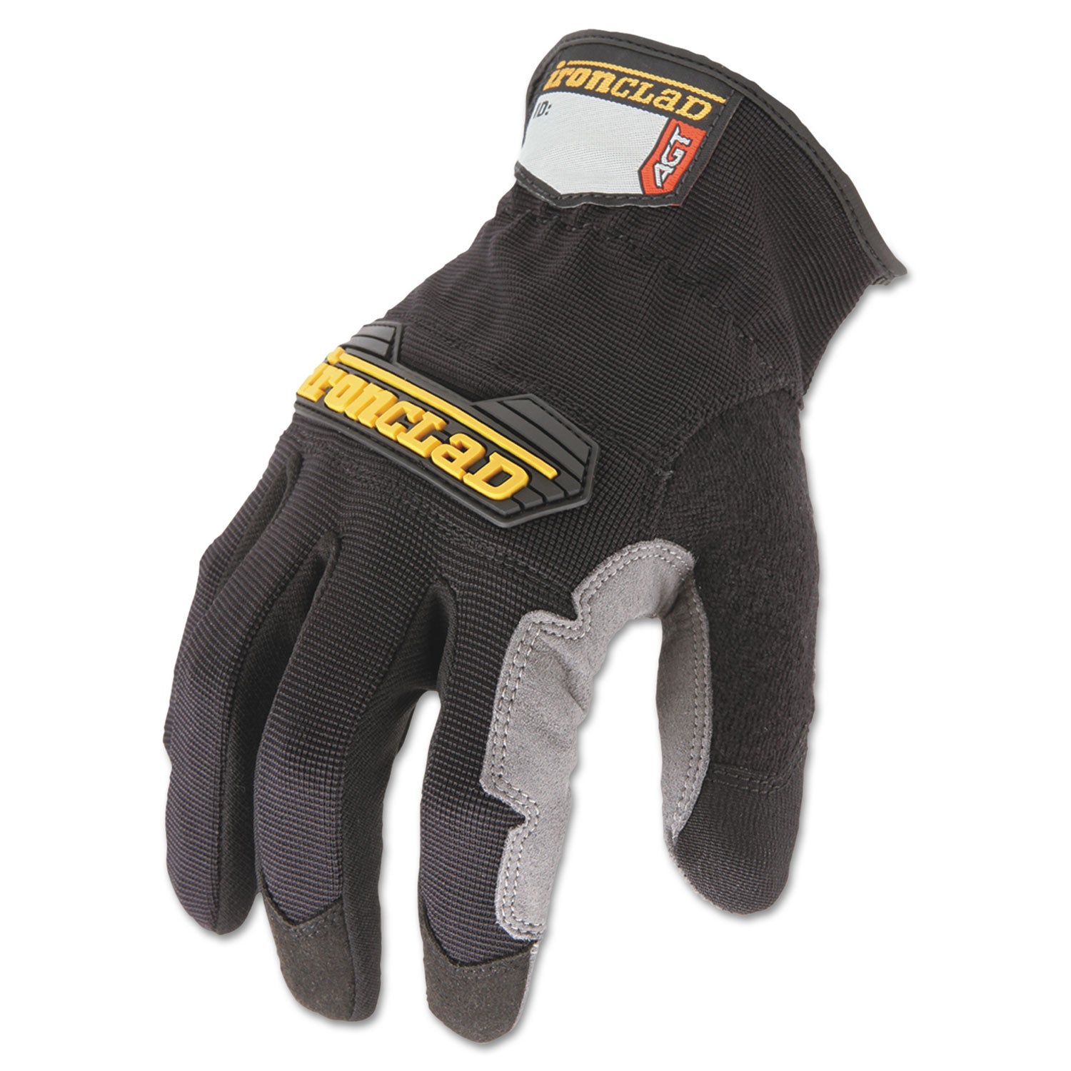 Ironclad WorkForce All-purpose Gloves - Medium Size - Black, Gray - Impact Resistant, Abrasion Resistant, Durable, Reinforced - For Multipurpose, Home, Shop, Construction, Landscape, Yardwork - 1 Pair