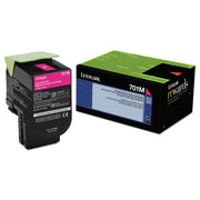 Lexmark Unison 701M Original Standard Yield Laser Toner Cartridge - Magenta - 1 Each