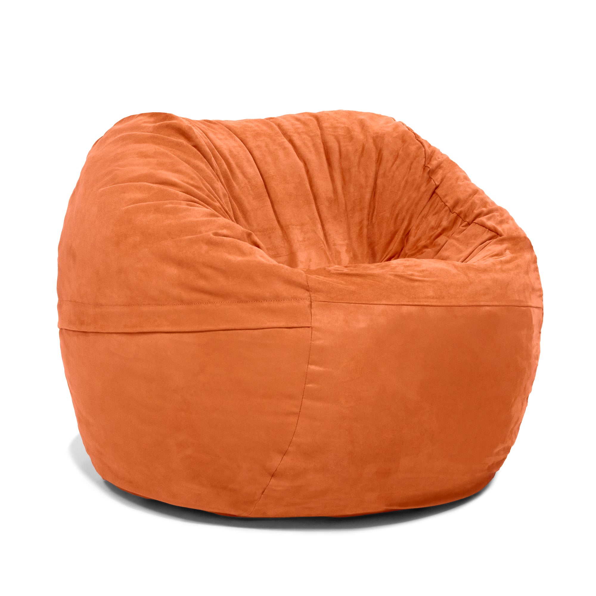 Jaxx Saxx 3 Foot Bean Bag Chair with Removable Cover, Mandarin