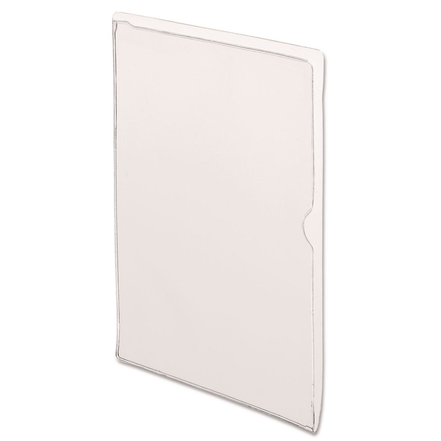 8 1/2" x 11" - Vinyl - Clear - Non-glare - 25 / Box