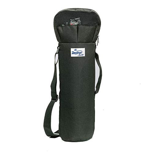 Roscoe Medical Portable Oxygen Tank Shoulder Bag for D Cylinders - Convenient Shoulder Bag Style Medical Oxygen D Cylinder Holder with Mesh Ventilatio