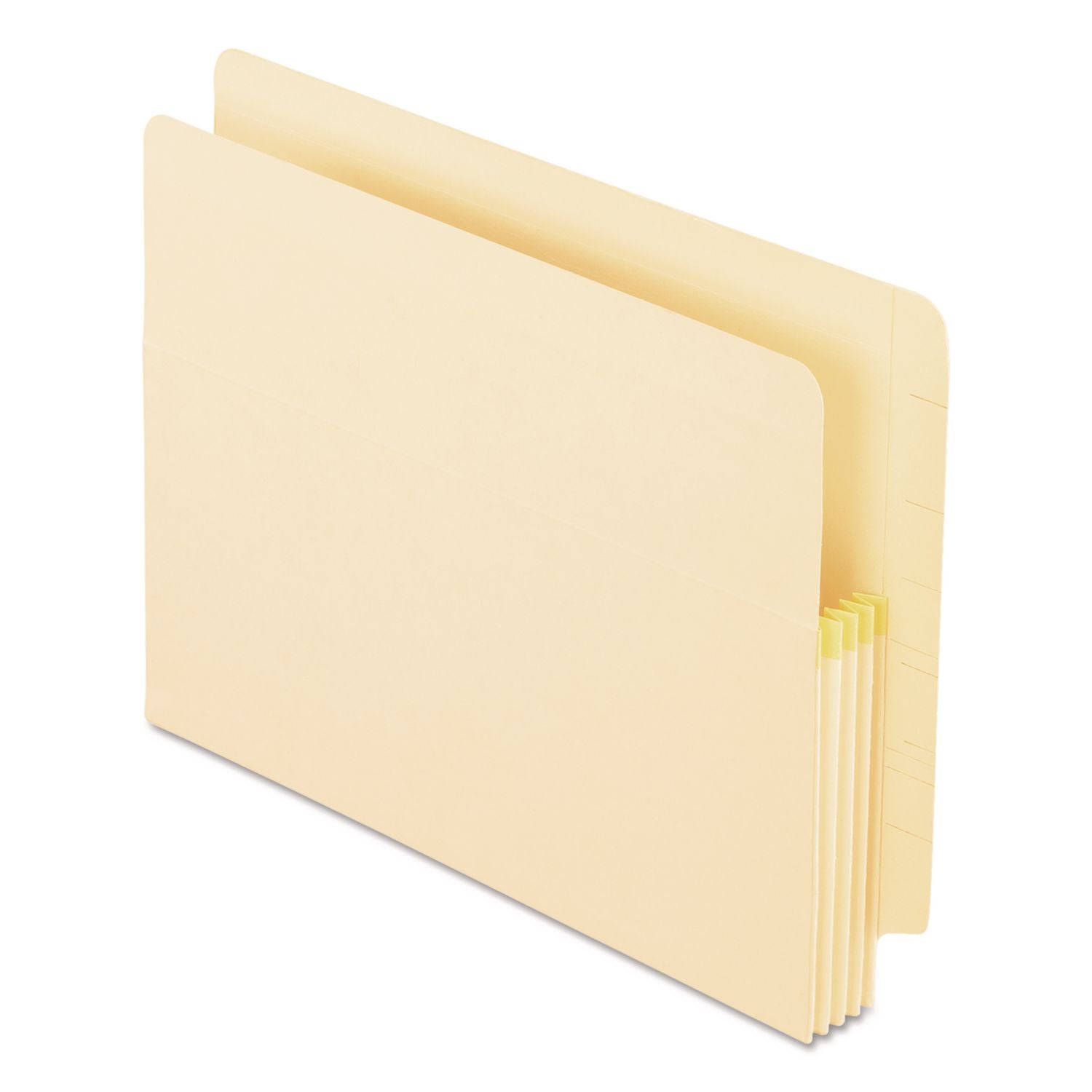 Pendaflex Letter Recycled File Pocket - 8 1/2" x 11" - 3 1/2" Expansion - 2 Plys - Tyvek - Manila - Reinforced Gusset, Rip Resistant, Tear Resistant - 10% Recycled - 25 / Box