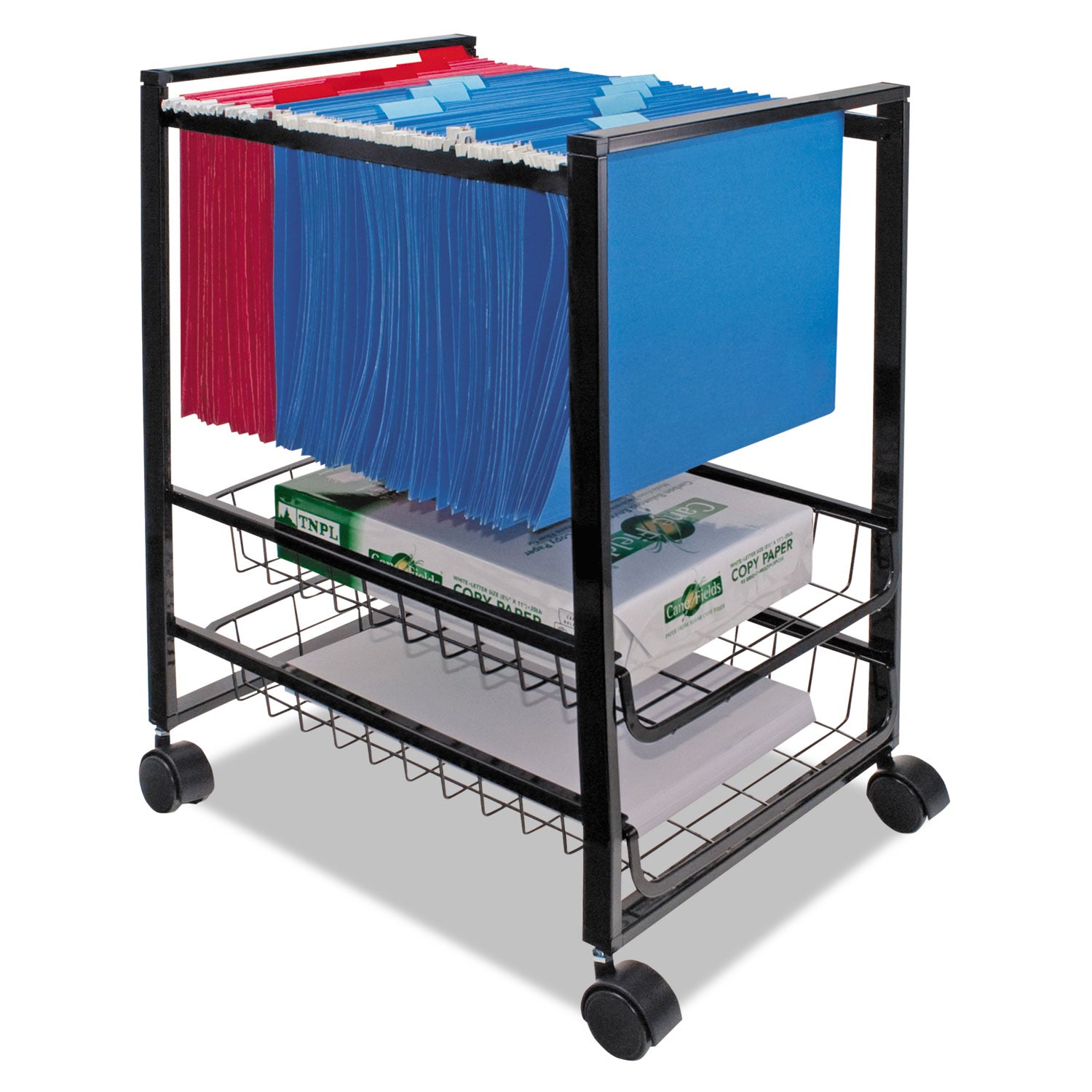 Mobile File Cart, Letter Size Suspension File
