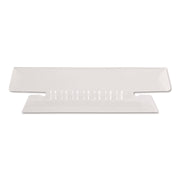 Pendaflex Hanging Folder Plastic Insertable Tabs - 25 Tab(s) - 3.50" Tab Width - Clear Plastic Tab(s) - 10% Recycled - 25 / Pack