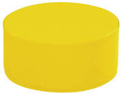 Round Pouffe Basic - Yellow, 9.8"H