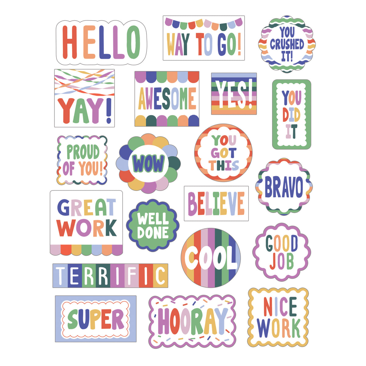 (3 PK) COLOR CRUSH STICKERS