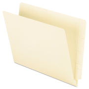 Pendaflex Letter Recycled End Tab File Folder - 8 1/2" x 11" - 3/4" Expansion - 11 pt. - 2 Plys - Manila - Heavyweight Cover - 10% Recycled - 100 / Box