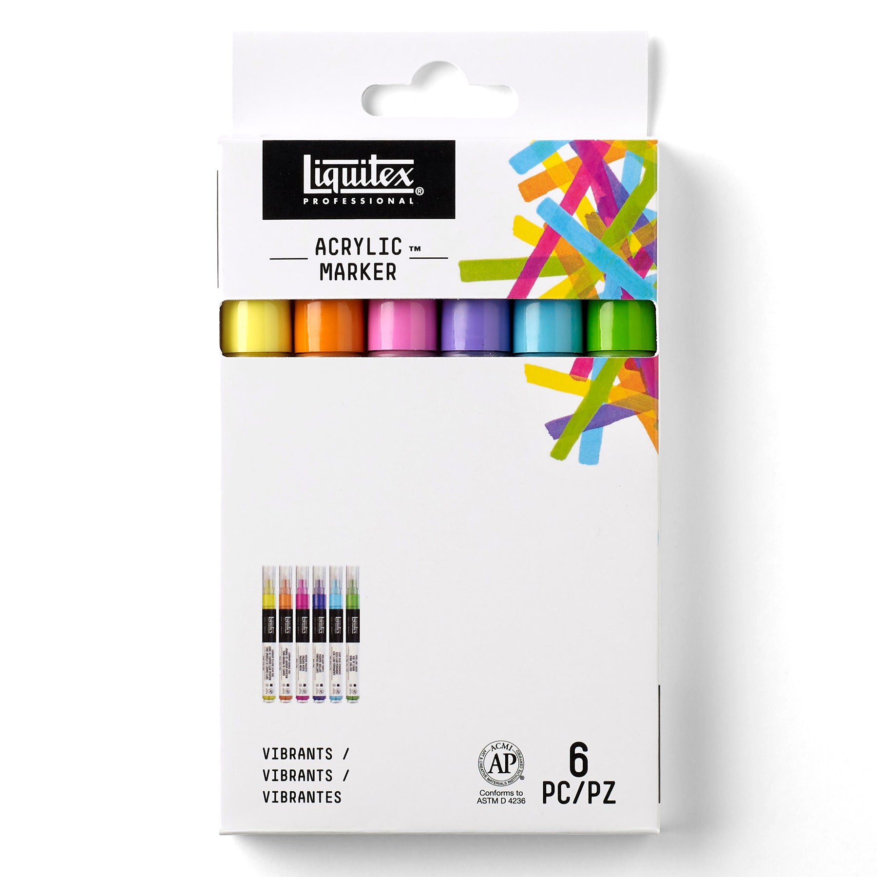 LQ Paint Marker Fine 6 Set - Vibrants