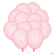 Pink Balloons - 144 Pieces