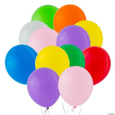 Standard Color Balloons - 144 Pieces