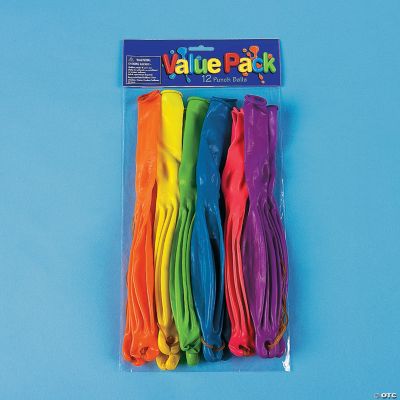 Neon Punch Balls - 72 Pieces