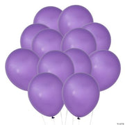 Purple Metallic Balloons - 144 Pieces