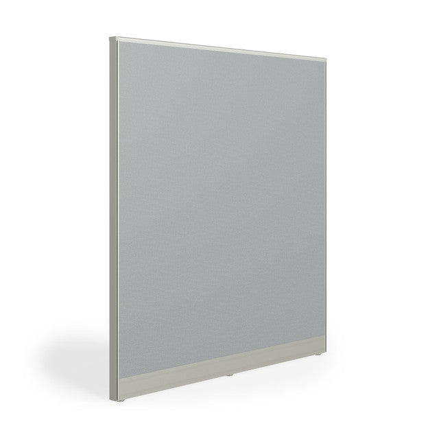 OfficeSource Panels II 60"W X 66"H Upholstered Panel w/ Light Gray Frame - Moonlight