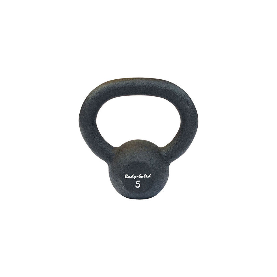 Cast Iron Powder Coated Black Kettle Bell 5Lb