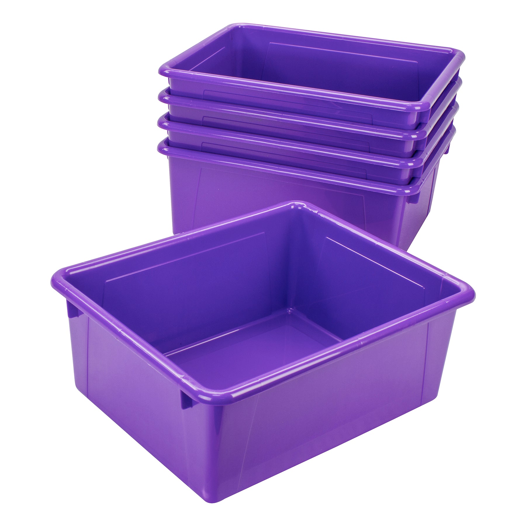 Deep Storage Tray, Purple