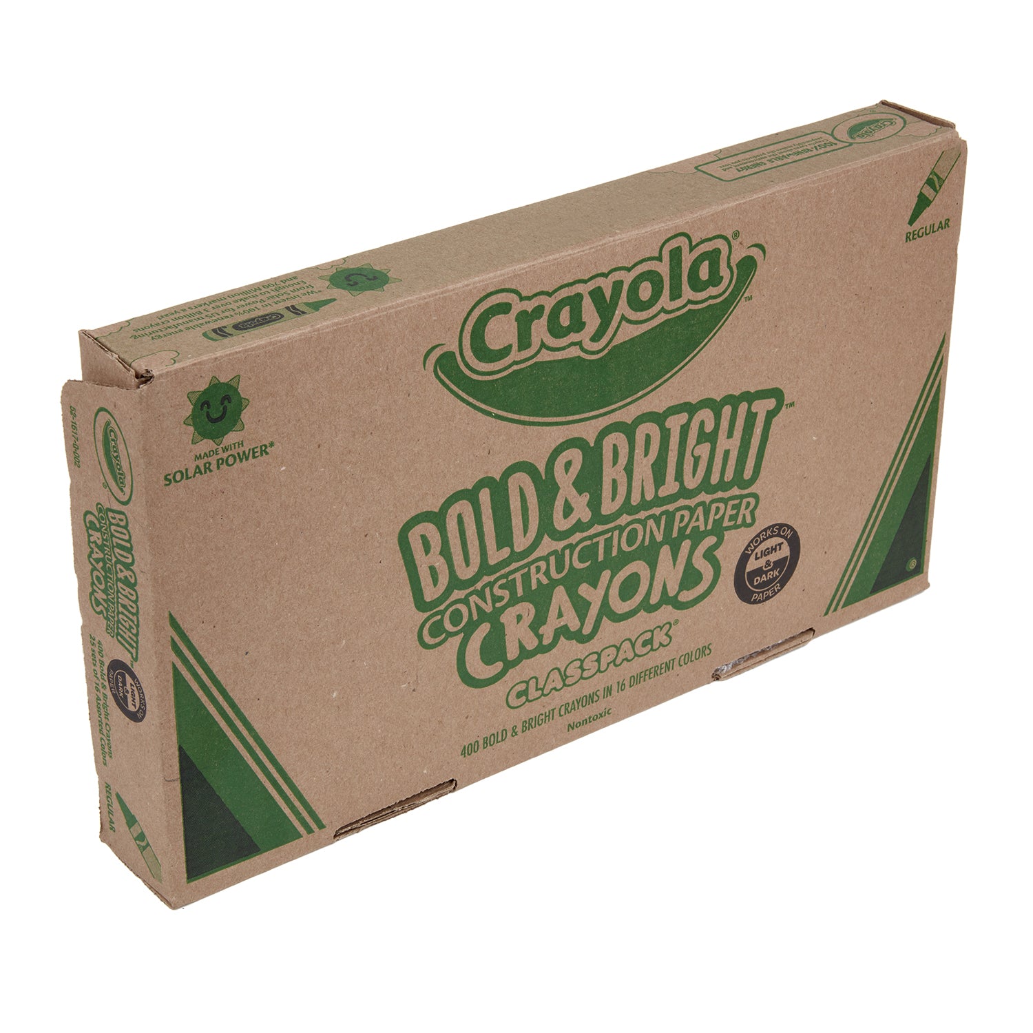 Construction Paper™ Crayon Classpack®, Regular Size, 16 Colors, 400 Count