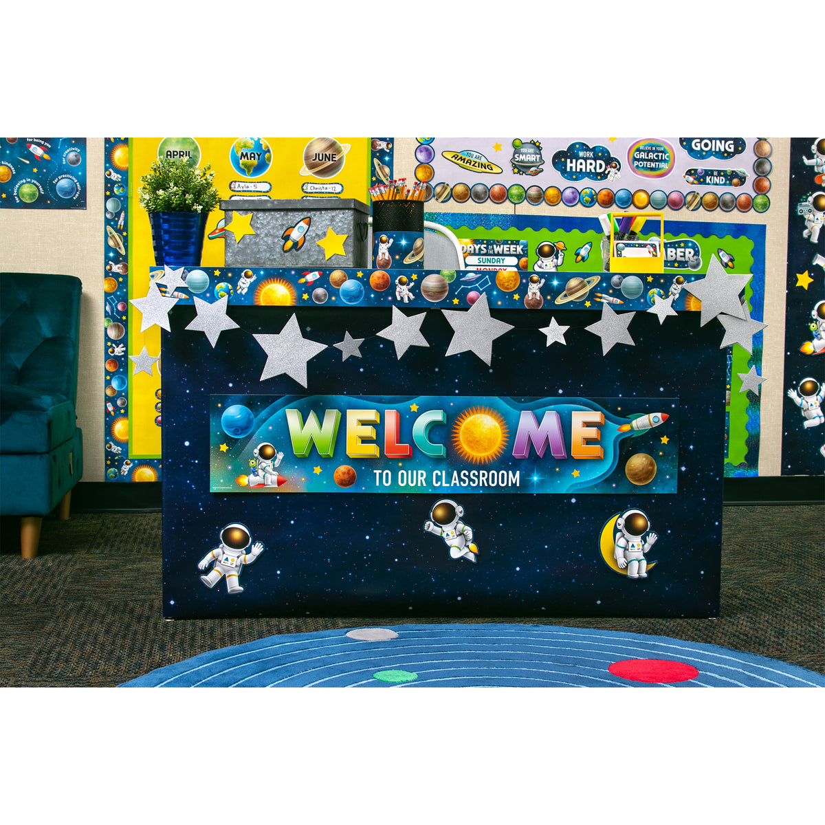 (2 EA) WELCOME TO OUR CLASS BANNER