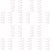 Connector Cord, 18", Alligator to Alligator, Red, Case of 100