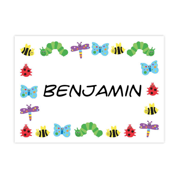 Name Tags - 36 ct., 3.5" x 2.5" - Bugs