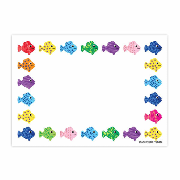 Name Tags - 36 ct., 3.5" x 2.5" - Assorted Fish