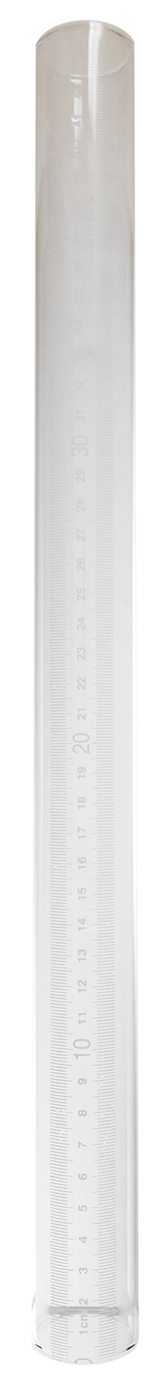 Resonance Tube with Metric Scale, Glass, Graduated, 38mm Diameter, 450mm Length