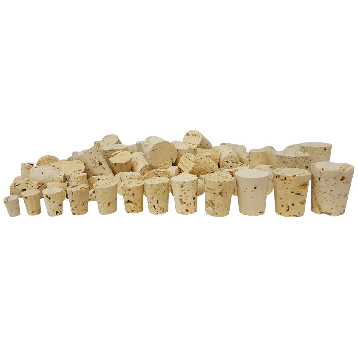Stopper, Cork, Assorted Set, Sizes 0-11, Case of 10