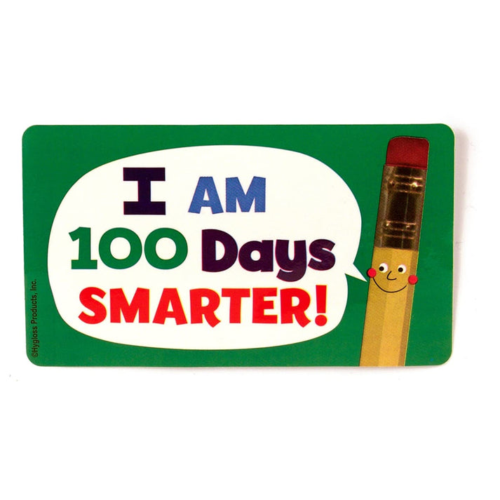 Classroom Stickers - 25 ct., I am 100 Days Smarter!