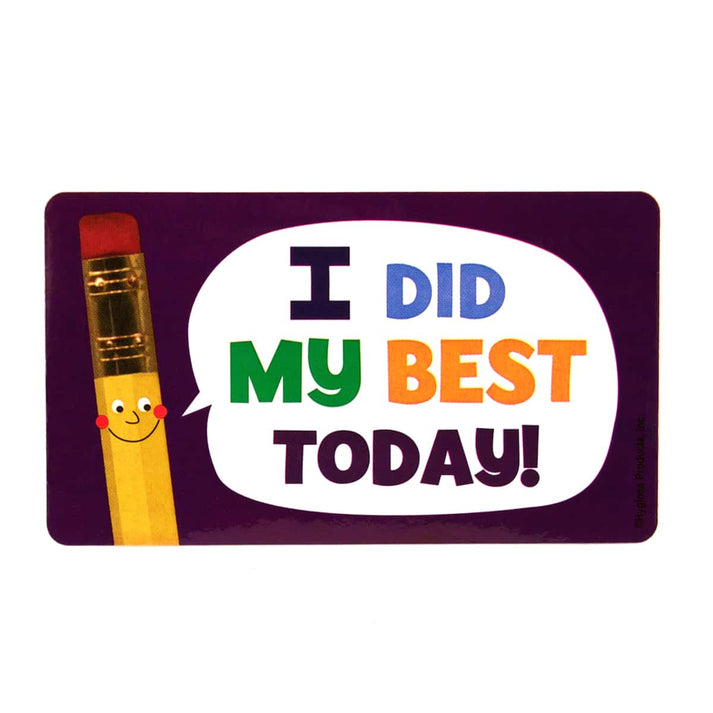 Classroom Stickers - 25 ct., I Did My Best Today!