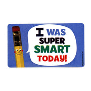 Classroom Stickers - 25 ct., I Was Super Smart Today!