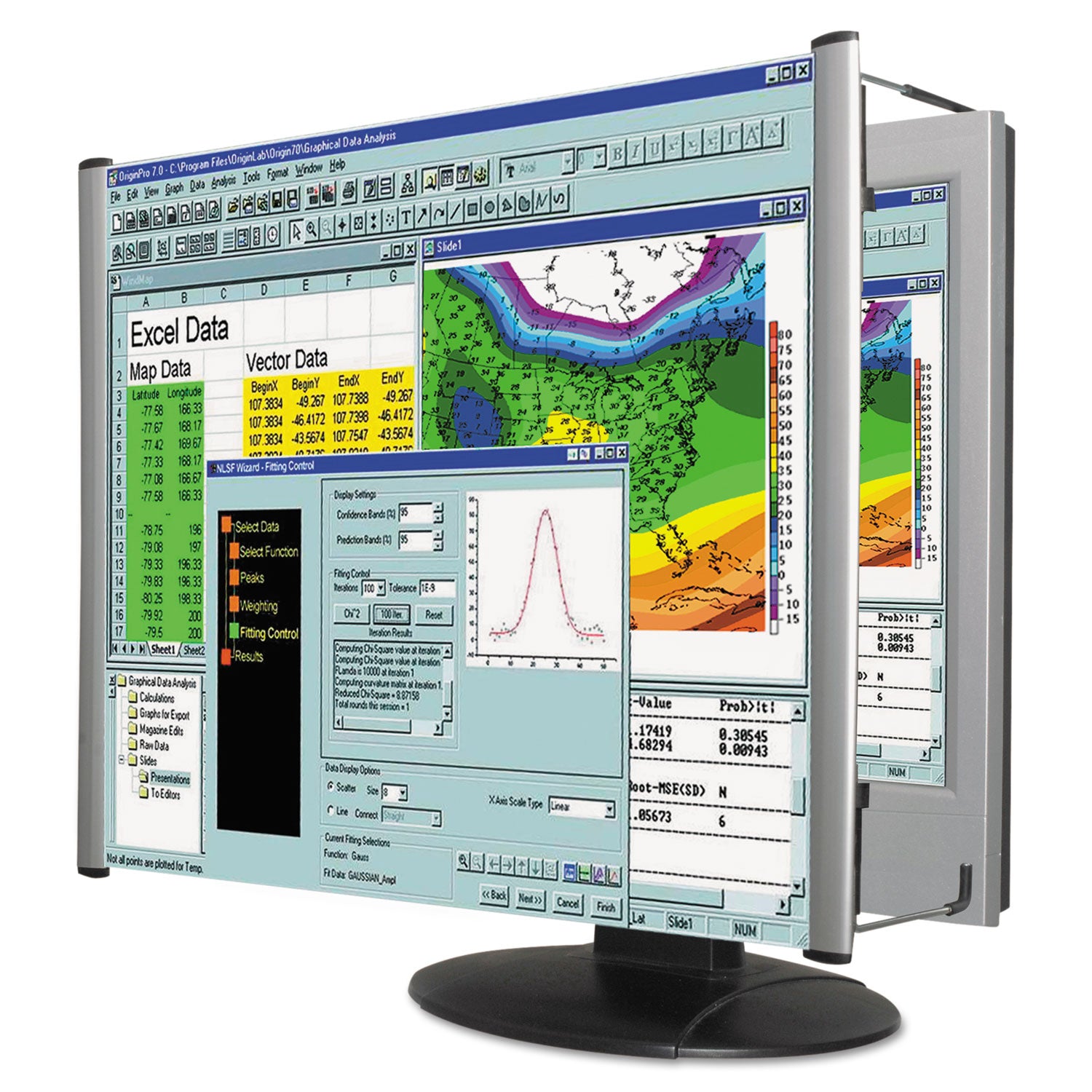 Kantek MaxView Monitor Magnifier - Magnifying Area 15.25" Width - Overall Size 1.8" Height x 15.3" Width - Acrylic Lens