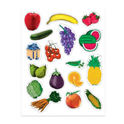 Sticker Forms - Fruits & Vegetables - 3 sheets