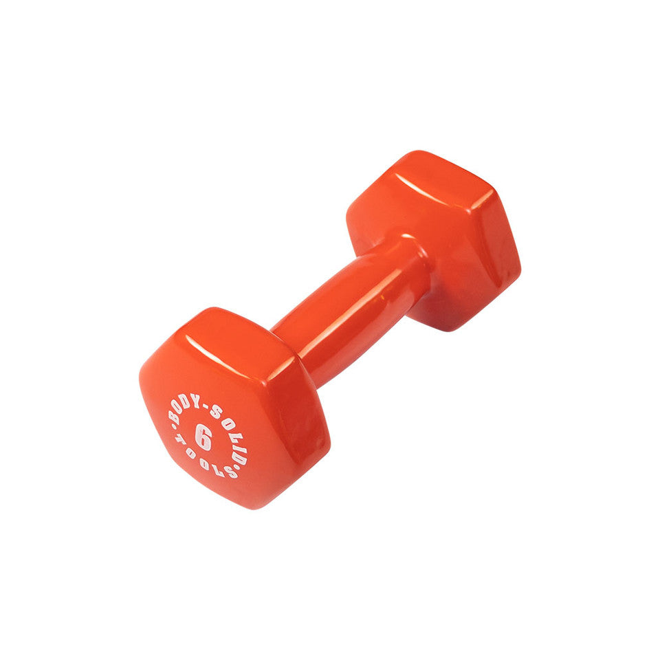 Red  6Lb Vinyl Dumbell