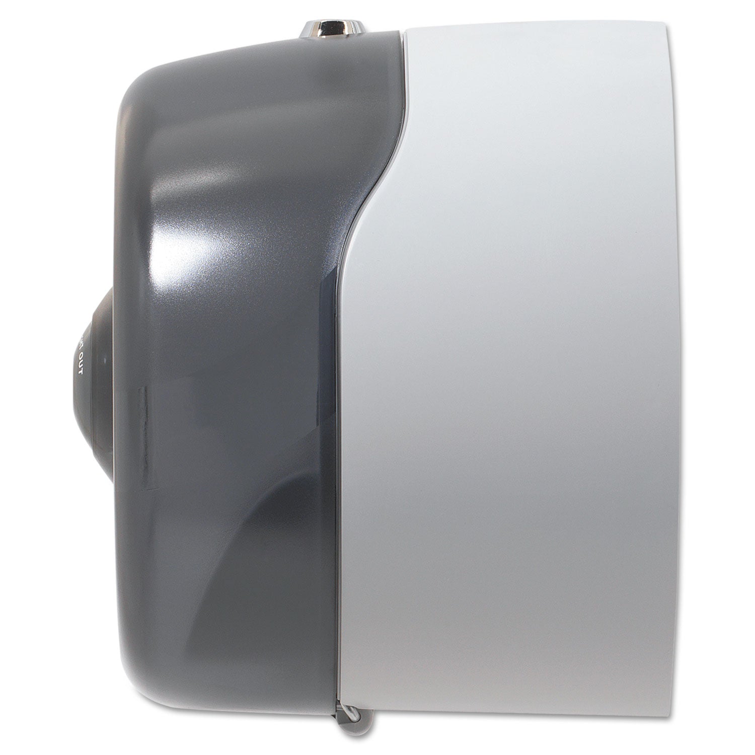 Sofpull Mini Centerpull Single-Roll Bath Tissue Dispenser, 8.75 X 7 X 9, Smoke