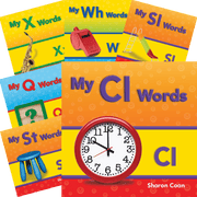 More Consonants, Blends, and Diagraphs 21-Book Set