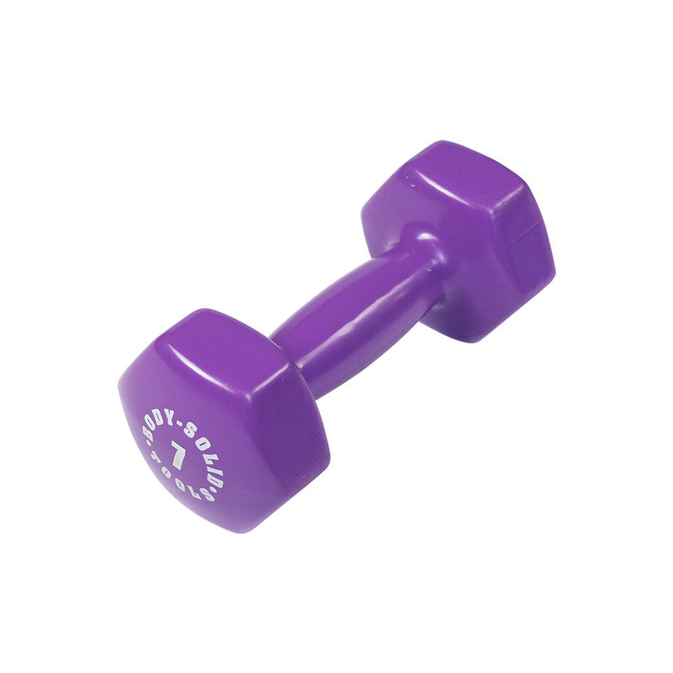 Dark Purple 7Lb Vinyl Dumbell