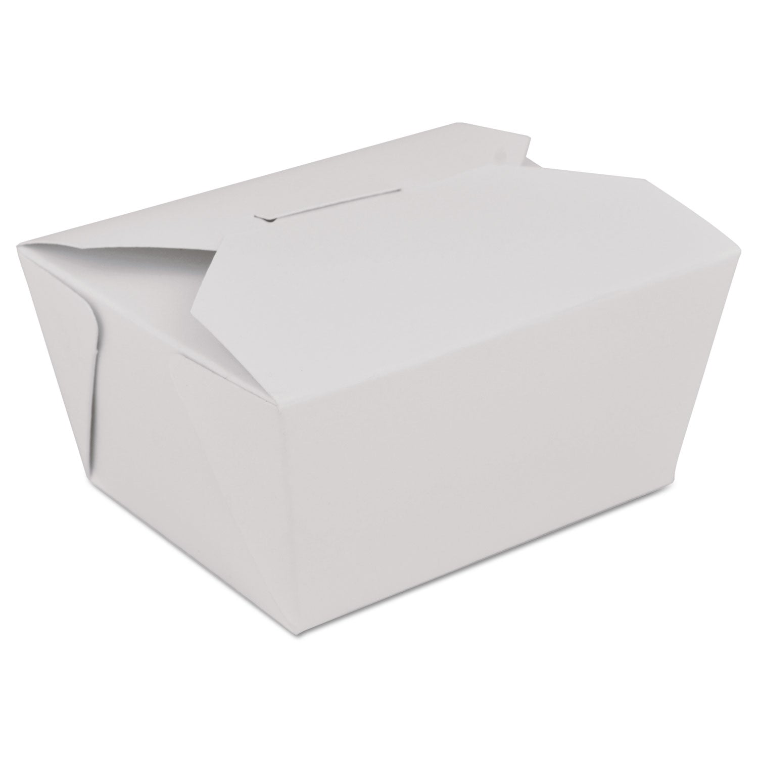 ChampPak Retro Carryout Boxes, #1, 4.38 x 3.5 x 2 5, White, Paper, 300/Carton