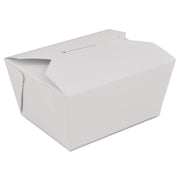 ChampPak Retro Carryout Boxes, #1, 4.38 x 3.5 x 2 5, White, Paper, 300/Carton