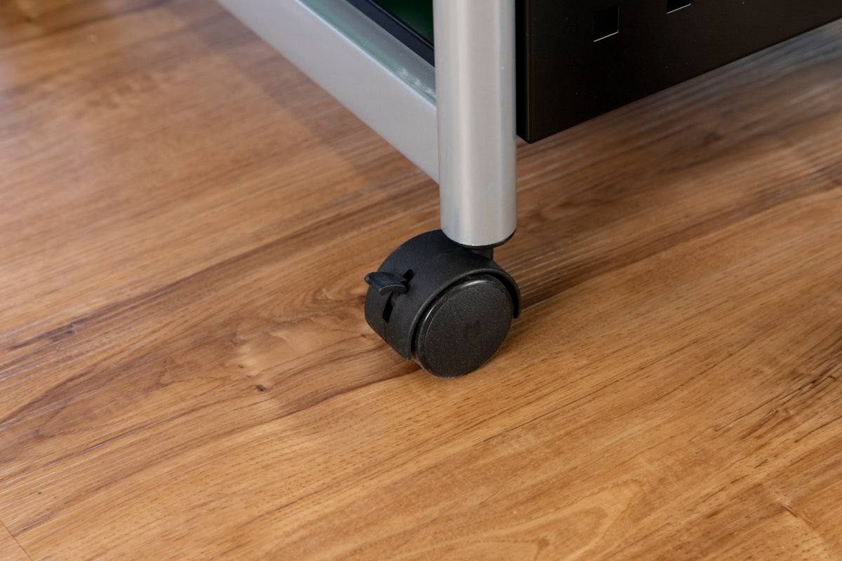 Stand Scoot Under Desk Prt Blk